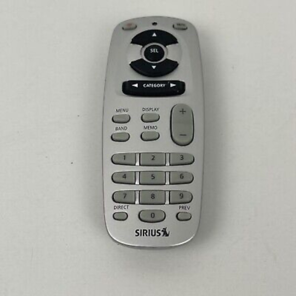 Sirius SSP1535 Satellite Radio Remote Control For Starmate ST1 Silver